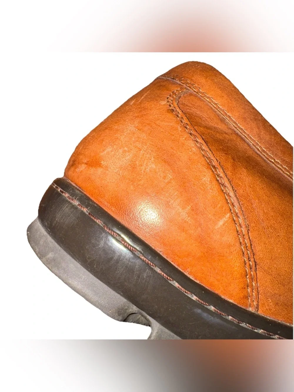 Ecco Men's 47 EU (13 US)‎ Brown Woven Venetian Loafers Rubber Sole Latex Leather